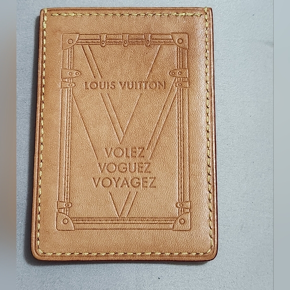 Authentic Louis Vuitton Limited Edition Volez Voguez Voyagez Card Holder